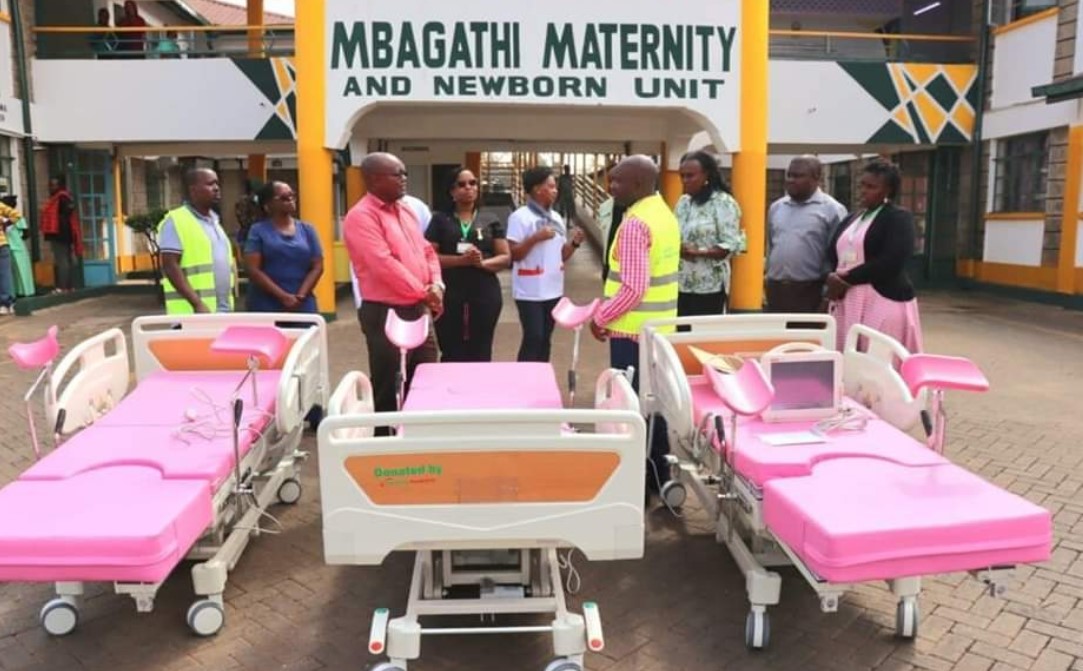 Safaricom Foundation Donates  Electric Delivery Beds To Mbagathi Hospital